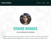 Tablet Screenshot of deniseborges.com